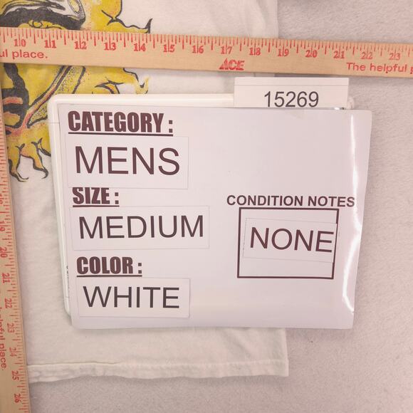 Sublime Band Short Sleeve Crew Neck Graphic T Shirt Mens Size Medium M White - Picture 8 of 9